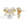 Dainty Bow Diamond Earring