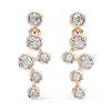 Dainty Diamond Dangling Drop Earrings