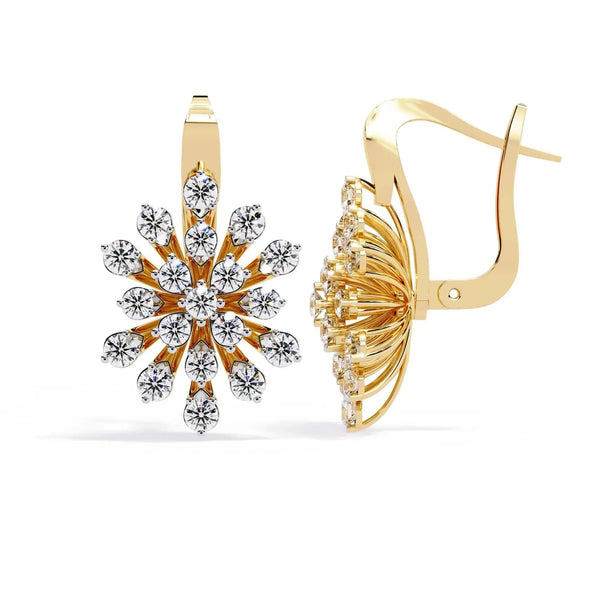 Dainty Flower Drop Earrings