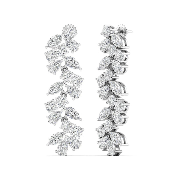 Dazzling Diamond Drop Earrings