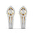 Dazzling Pear Halo Diamond Earrings