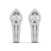 Dazzling Pear Halo Diamond Earrings