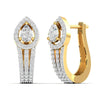 Dazzling Pear Halo Diamond Earrings
