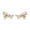 Delicate Diamond Bow Earrings