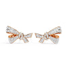 Delicate Diamond Bow Earrings