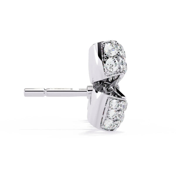 Delicate Diamond Bow Earrings