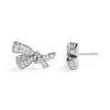 Delicate Diamond Bow Earrings