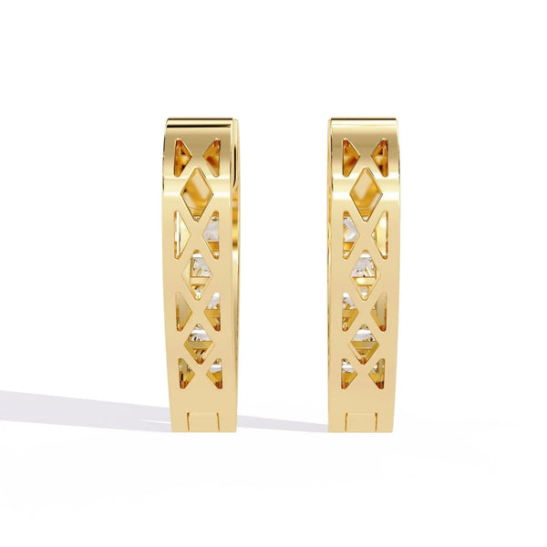 Diamond Accent Hoop Earrings