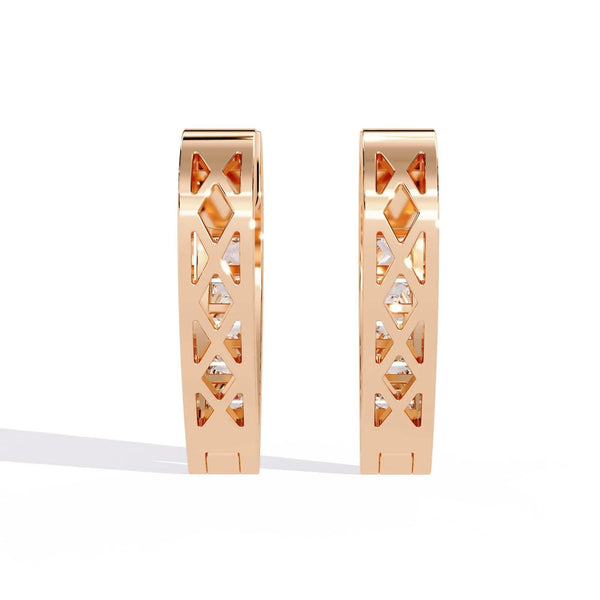 Diamond Accent Hoop Earrings