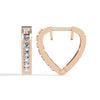 Diamond Accent Hoop Earrings
