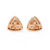 Diamond Accent Triangle Earrings
