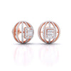 Diamond Ball Stud Earrings