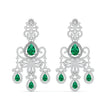 Diamond Chandelier Earrings in Two-Tone Gold