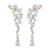 Diamond Cluster Cascade Earrings
