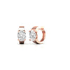 Diamond Huggie Earrings in Gold