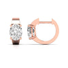 Diamond Huggie Earrings in Gold