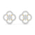 Elegant Clover Diamond Earrings