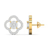 Elegant Clover Diamond Earrings