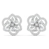 Elegant Petal Diamond Earrings
