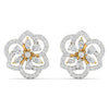 Elegant Petal Diamond Earrings