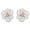 Elegant Petal Diamond Earrings