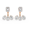 Elegant Tear Drop Diamond Earrings