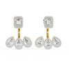 Elegant Tear Drop Diamond Earrings