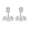 Elegant Tear Drop Diamond Earrings