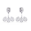 Elegant Tear Drop Diamond Earrings