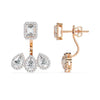 Elegant Tear Drop Diamond Earrings