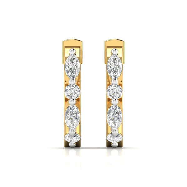 Embrace Diamond Huggie Earrings