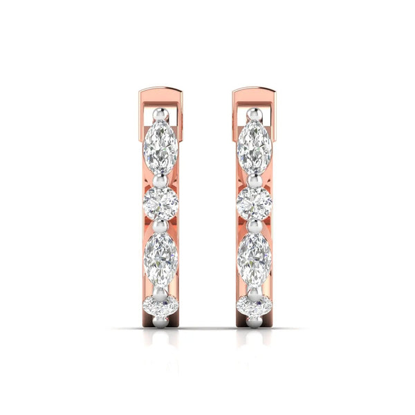 Embrace Diamond Huggie Earrings