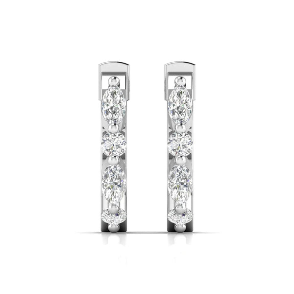 Embrace Diamond Huggie Earrings