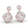 Encrusted Sides Drop Earrings