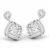 Encrusted Sides Drop Earrings