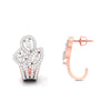 Ethnic Style Bali Diamond Earrings