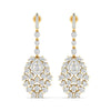 Exquisite Diamond Statement Earrings
