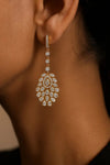 Exquisite Diamond Statement Earrings