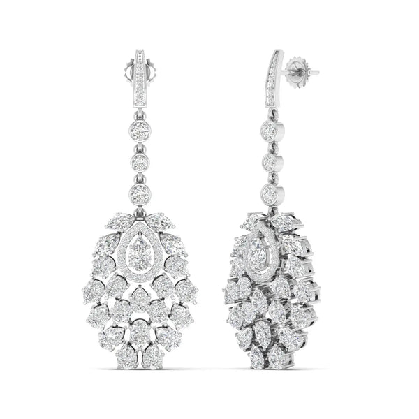 Exquisite Diamond Statement Earrings
