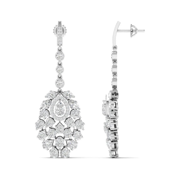 Exquisite Diamond Statement Earrings