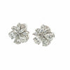 Fancy Marquise & Pear Shape Diamonds Hoops Earrings