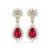 Fiery Dangler Diamond Earrings