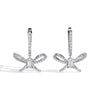 Fine Crystal Bow Earrings