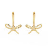 Fine Crystal Bow Earrings