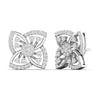 Geometric Petal Diamond Studs