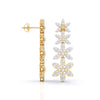 Gold Tower Diamond Dangler