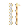 Halo Link Diamond Earrings