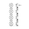 Halo Link Diamond Earrings