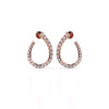 Huggie Hoop Diamond Earrings