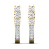 Linear Diamond Dangler Earrings